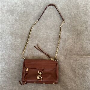 Rebecca Minkoff Mini MAC Crossbody Bag with Gold Accents